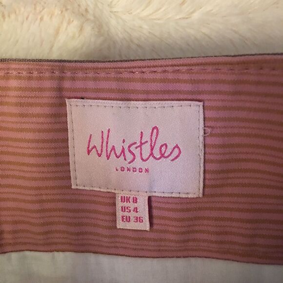 Whistles London Pleated Skirt Sz 4 - Picture 2 of 5